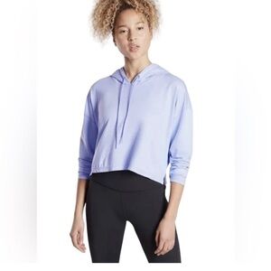 Athleta Uptempo Elevate long sleeve crop pullover Hoodie sz Medium​